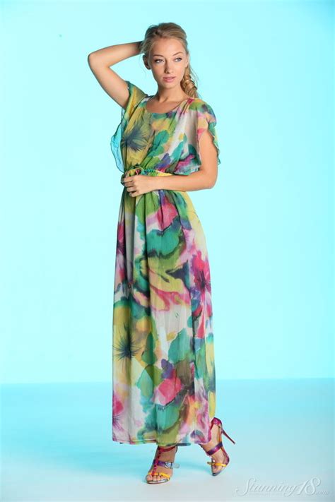 Blonde Goddess In An Elegant Long Dress Giv XXX Dessert Picture 1