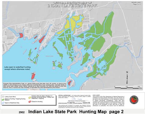 q Indian Lake S.P. large – Ohio Hunting Maps – 1400+ page Map Guide to