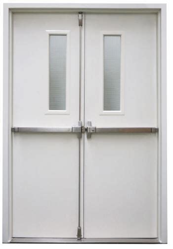 China Customized Double Steel Fire Rated Door With Ul Certification And