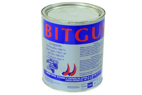 Купить Мастика резино-битумная 2,4 кг. BITGUM, цена 305 ₴ — Prom.ua (ID ...