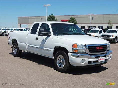 2006 Summit White Gmc Sierra 1500 Extended Cab 4x4 33548521 Car Color Galleries