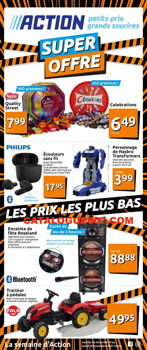 Arrivage Action Semaine Du Au Novembre Catalogue