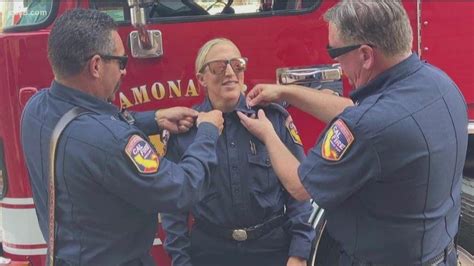 Female Firefighter Promoted To Cal Fire Captain Youtube