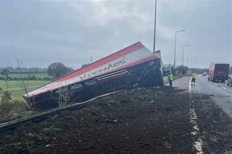 M6 Diversions In Place After Lorry Crash Leads To Full Closure South Of