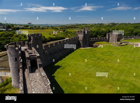 Pembroke Castle, Wales,UK Stock Photo - Alamy