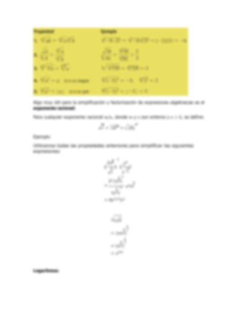 Solution Potencias Raices Y Logaritmos Studypool