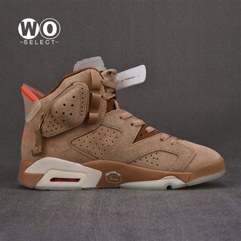 Travis Scott X Air Jordan 6 Retro British Khaki 2021 Dh0690 200