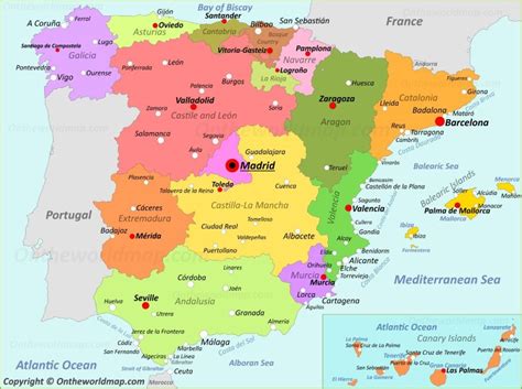 Spain Map | Detailed Maps of Spain