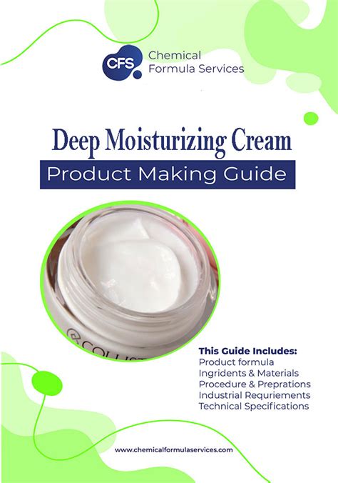 Deep Moisturizing Cream Formulation - At - 1 Chemical Formula Services