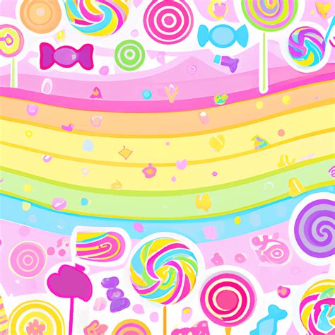 Candy Land Backgrounds Clipart · Creative Fabrica