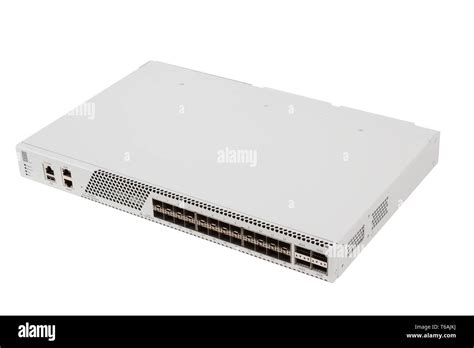 Gigabit Ethernet Switch With Sfp Slot Stock Photo Alamy