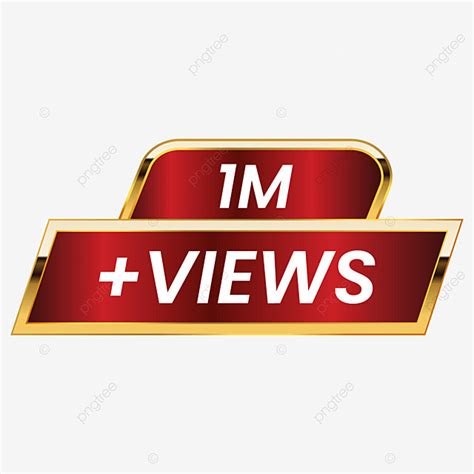 Million Plus Views Celebration Of Youtube Thumbnail Design M Views