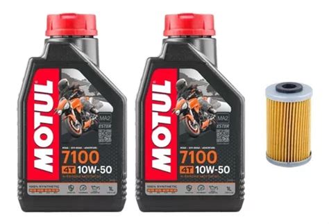 Kit Filtro Y L Aceite Motul W Dominar Ug Env O Gratis