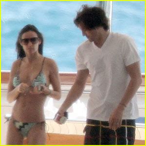 Demi Moore Bikini Boat Ride With Ashton Kutcher Ashton Kutcher