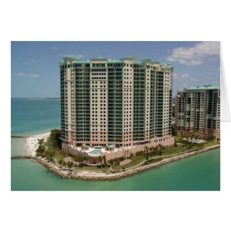 Beachfront Hotel, Marco Island, Florida, 2004 Card | Zazzle