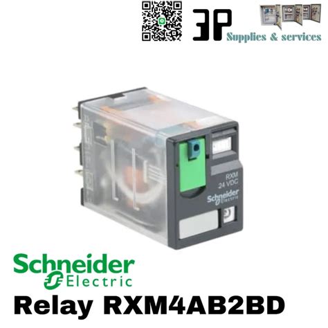 Schneider Electric 24V Dc Coil Non Latching Relay 4PDT 8A Switching