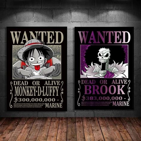 allegare prestare colonna vertebrale one piece brook wanted poster ...