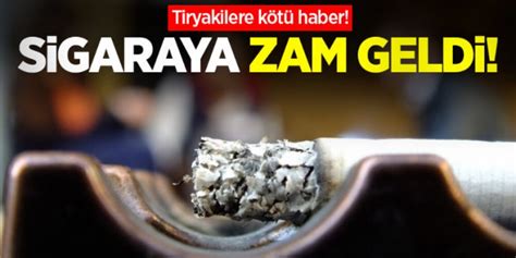 Sigaraya Zam Geldi Te Yeni Fiyatlar