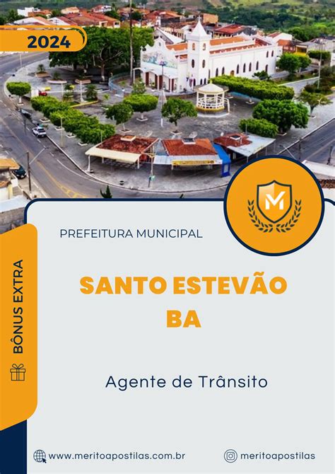 Apostila Agente De Tr Nsito Prefeitura De Santo Estev O Ba