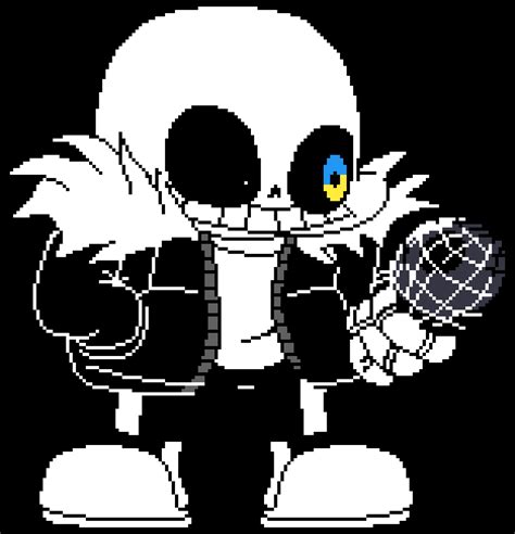 Pixilart Fnf Sans Sprite By Sussy Sans