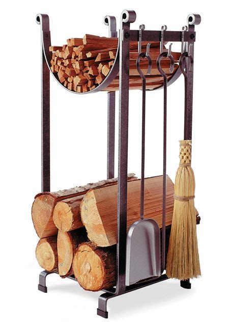 Log Rack With Tool Set Fireplace Tool Set Indoor Firewood Rack