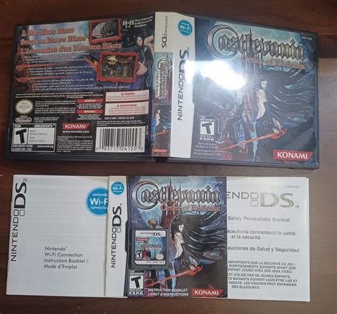 Castlevania Order Of Ecclesia Item Box And Manual Nintendo Ds