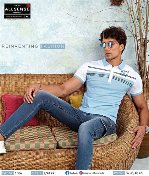 Hosiery Printed Allsense Mens T Shirt Vn Hs V Neck Collar At Rs 270