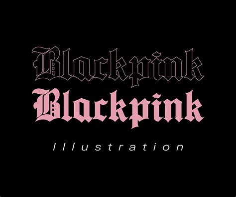 BLACKPINK illustration on Behance | Pink logo wallpaper, Blackpink ...