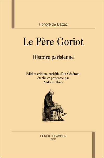 Le Père Goriot Histoire parisienne relié Honoré De Balzac Achat