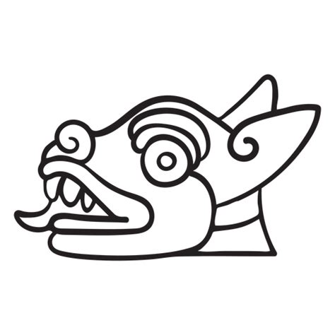 Dise O Png Y Svg De Perro S Mbolo De Trazo Azteca Para Camisetas