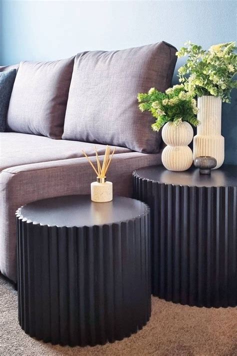 How To Make Stunning Fluted Side Tables With Kmart Items Better Homes