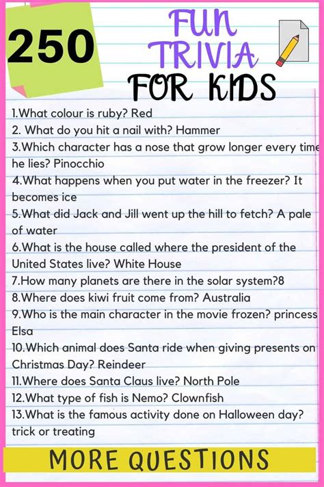 1st Grade Questions And Answers