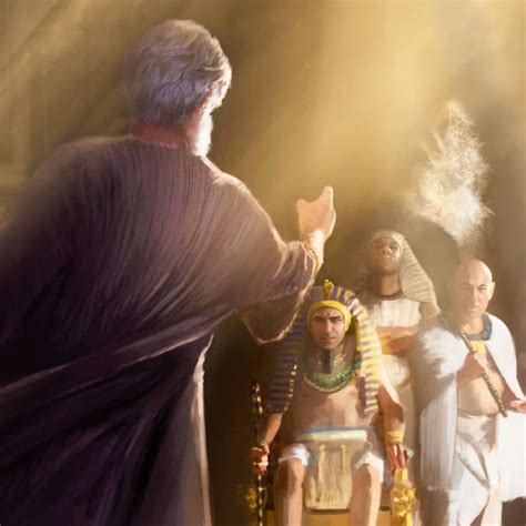 Moses And Aaron Before Pharaoh Bible Story Artofit