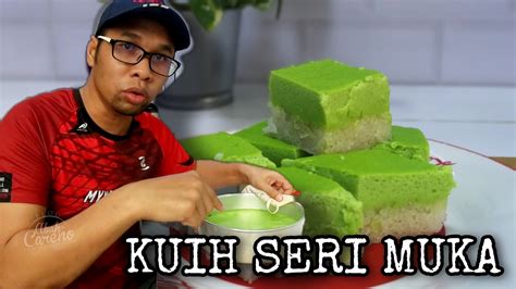 Resepi Kuih Seri Muka Yang Atasnya Lembut Senang Jer Buat Kuih