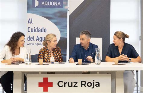 Cruz Roja Y Aquona Renuevan Su Alianza Para Ayudar Al Pago De Recibos