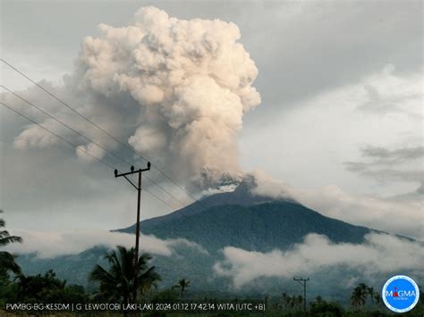 Lewotobi Lakilaki Eruptiert Auch Am Vulkane Net Newsblog