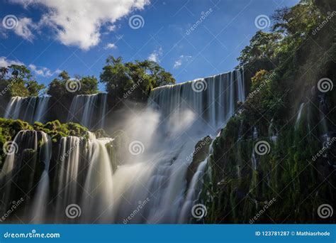 Iguazu Waterfalls Jungle Argentina Brazil Stock Image Image Of