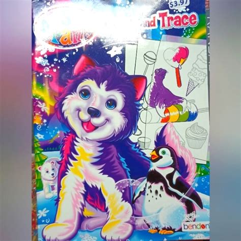 Lisa Frank Other Lisa Frank Color And Trace Books Poshmark