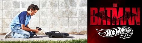 Amazon Hot Wheels RC The Batman Batmobile Remote Controlled 1 10 Scale Toy Vehicle From