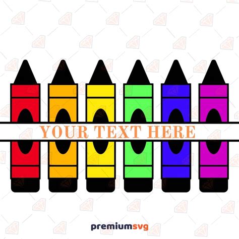 Crayon Wrapper Svg Clipart Cut File Premiumsvg