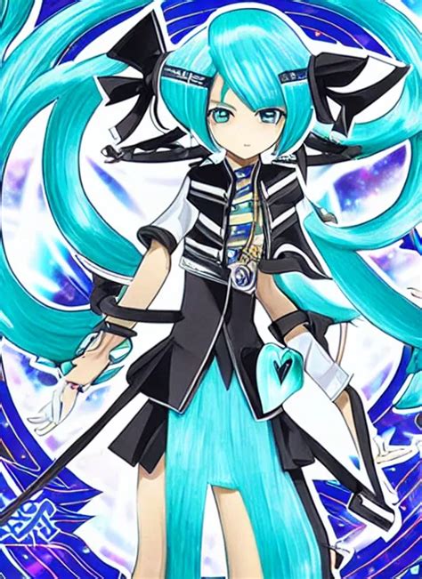 Hatsune Miku Yu Gi Oh Card Stable Diffusion OpenArt