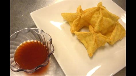 How To Make Cream Cheese Wontons And Crab Rangoon Youtube