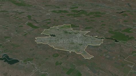 Satellite Map Of Bucharest It Is The Capital City Of Romania Map Of