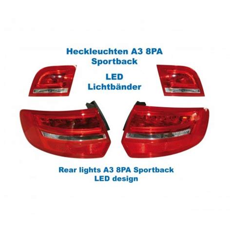 Facelift Led Rear Lights Lights Only Audi A Pa Sportback