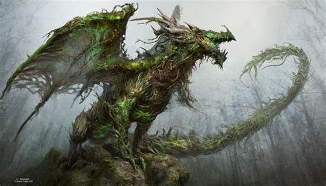 Nature Dragon by Antonio J. Manzanedo : r/ImaginaryDragons