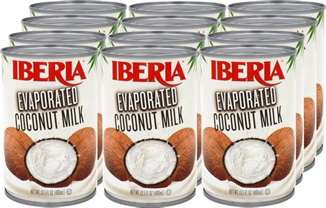 Iberia Evaporated Coconut Milk 135 Ounce Pack Of 12 Amazonca