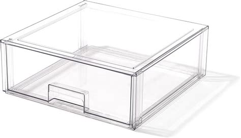 Bino Stackable Storage Drawers X Large Clear The