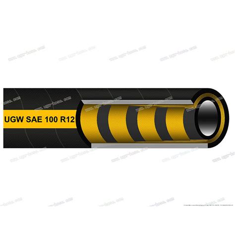 DIN EN856 SAE 100 R12 Wire Spiral Hydraulic Hose Manufacturers UGW