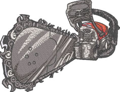 Embroidery Design Chainsaw3 Sizes