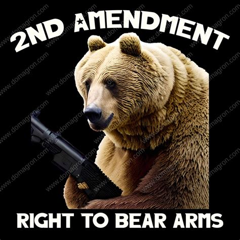 Right To Bear Arms Direct To Film Dtf Heat Transfer N 528 Domagron
